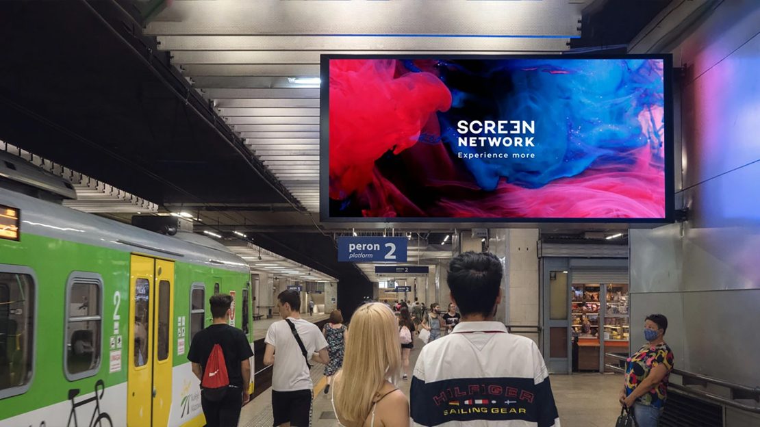 Screen Network wygrywa przetarg na 12 nowych ekranów LED na dworcu Warszawa Śródmieście!