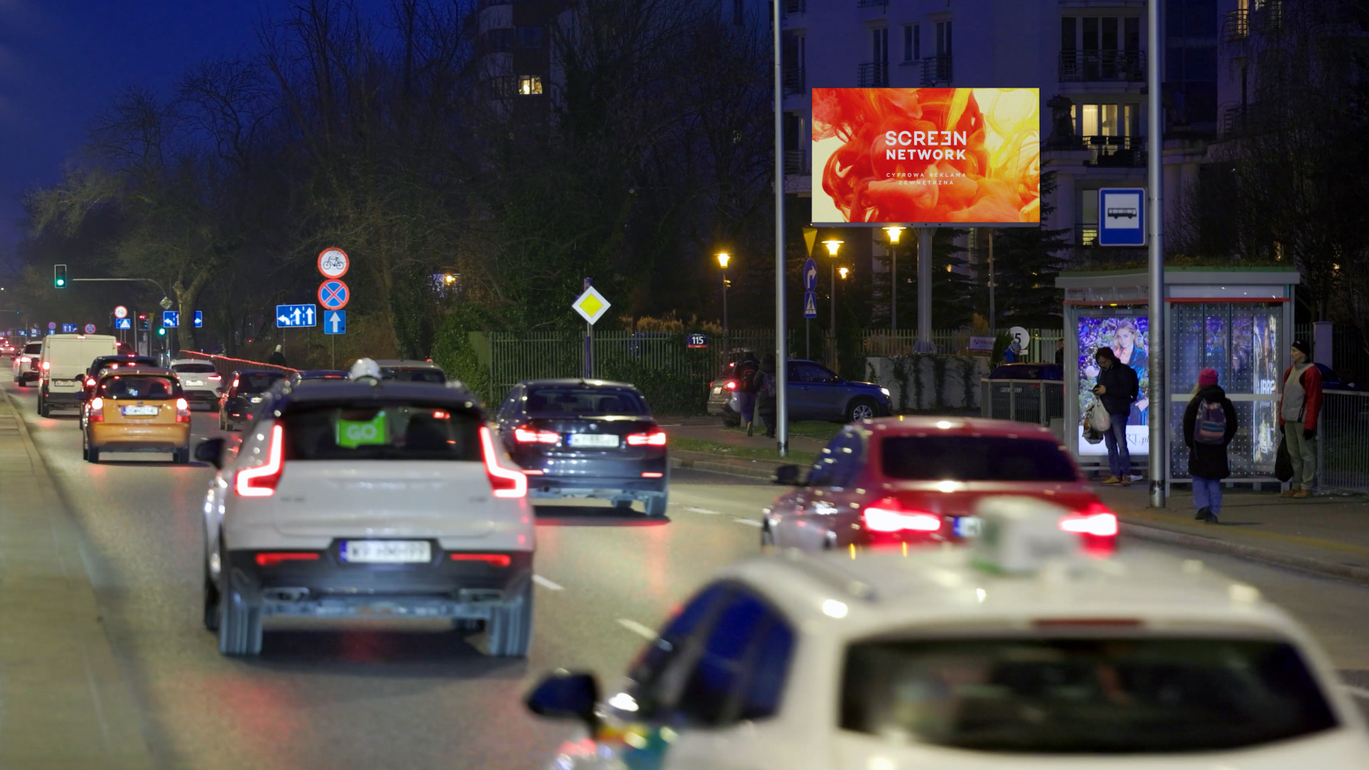 Reklama-Warszawa-Wilanowska-115-telebim-reklamowy-ekran-LED