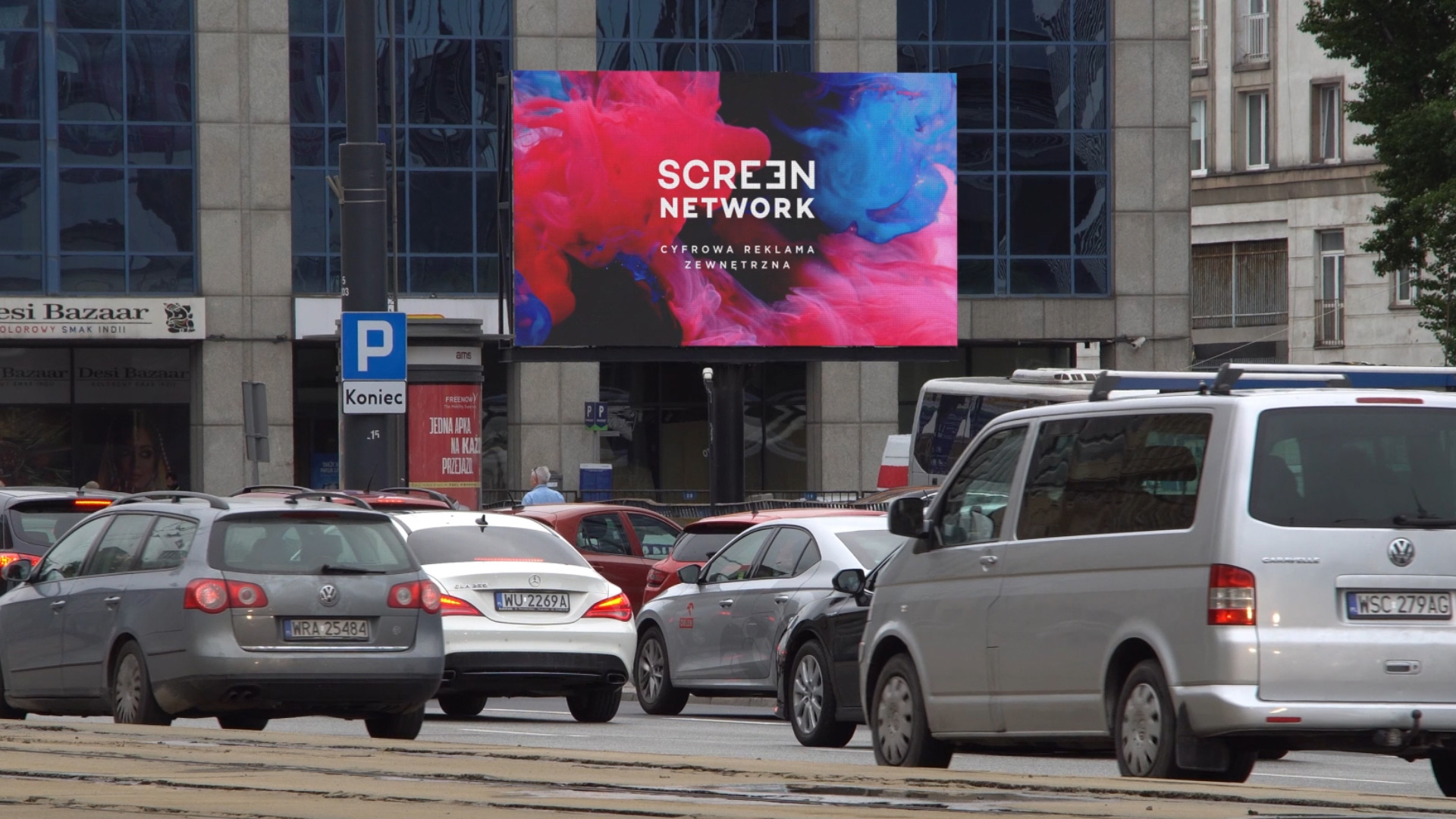 Reklama-Warszawa-LED-billboard-Aleje-Jerozolimskie-Scren-Network